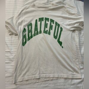 Grateful Kids White and Green T-Shirt